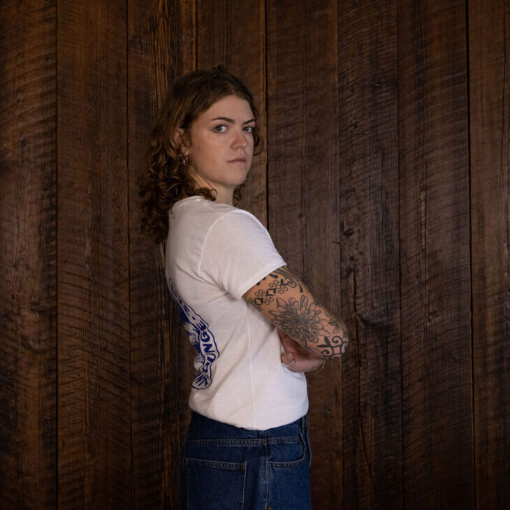 Wine Cat Tee - White - Image 4