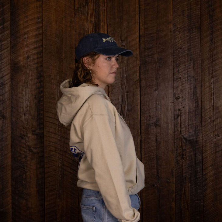 Smoking Salmon Dad Cap - Blue - Image 2