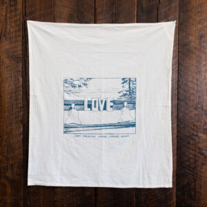 LOVE Tea Towel by Lousie Elkin